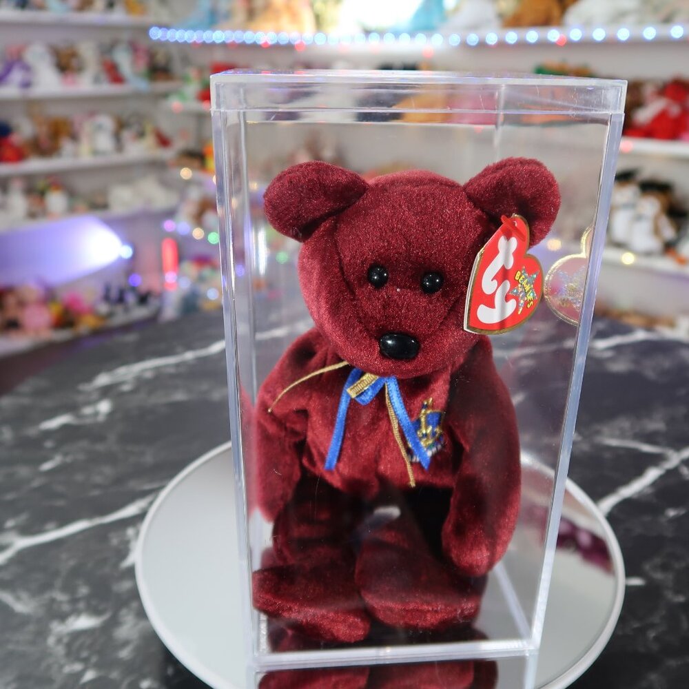 TY Beanie Baby -โ Buckingham the Bear (UK Exclusive) | MWMT New Mint Tags